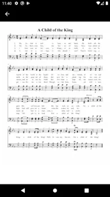 Adventist Hymnal with piano sheet android App screenshot 9