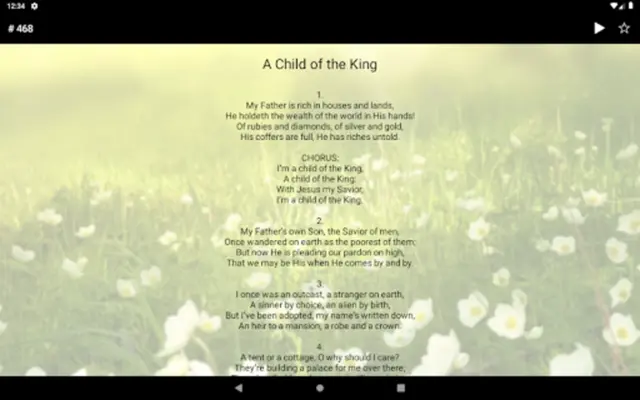 Adventist Hymnal with piano sheet android App screenshot 3