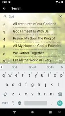 Adventist Hymnal with piano sheet android App screenshot 6